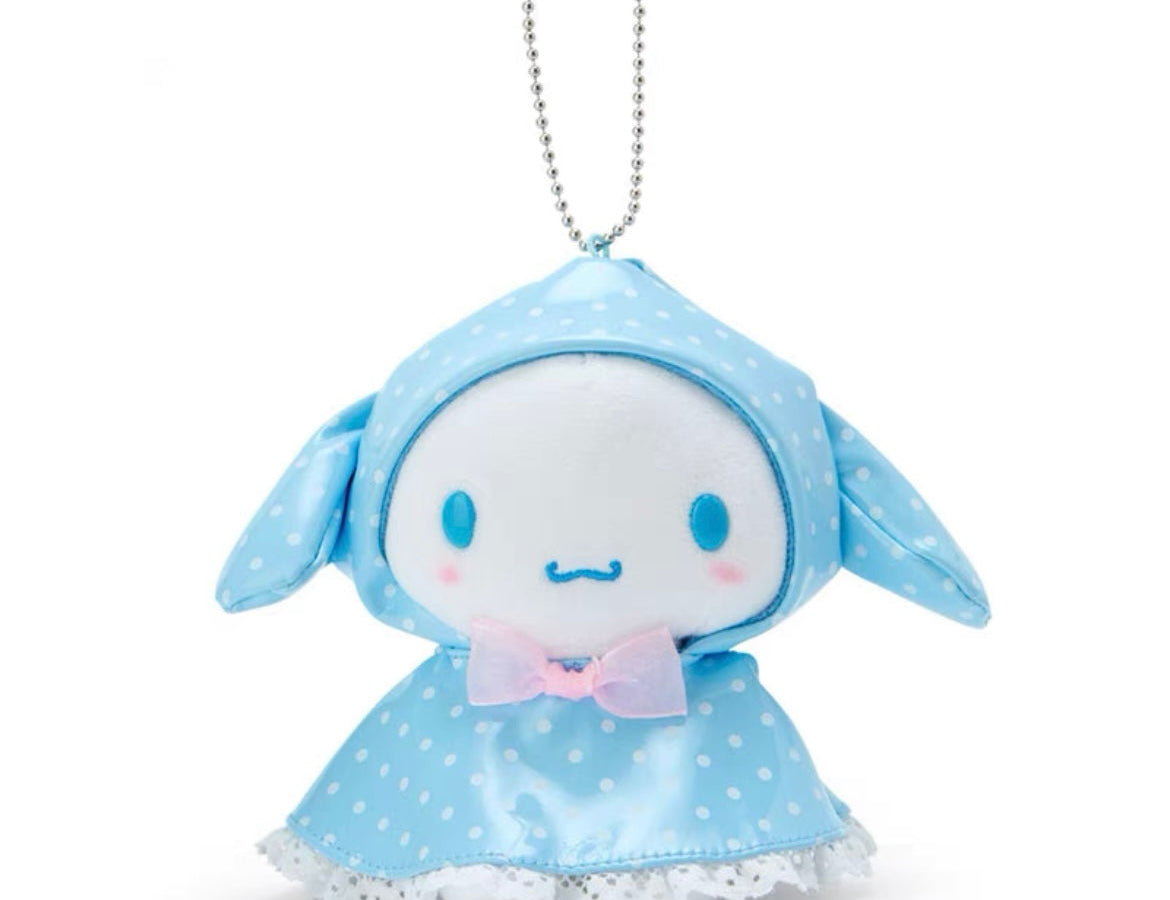 Kitty Kuromi Melody 4" Rainwear Plush Keychain