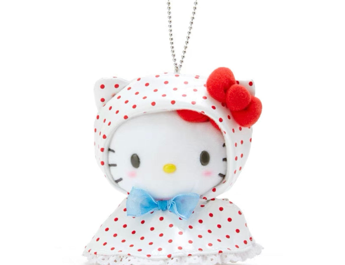 Kitty Kuromi Melody 4" Rainwear Plush Keychain