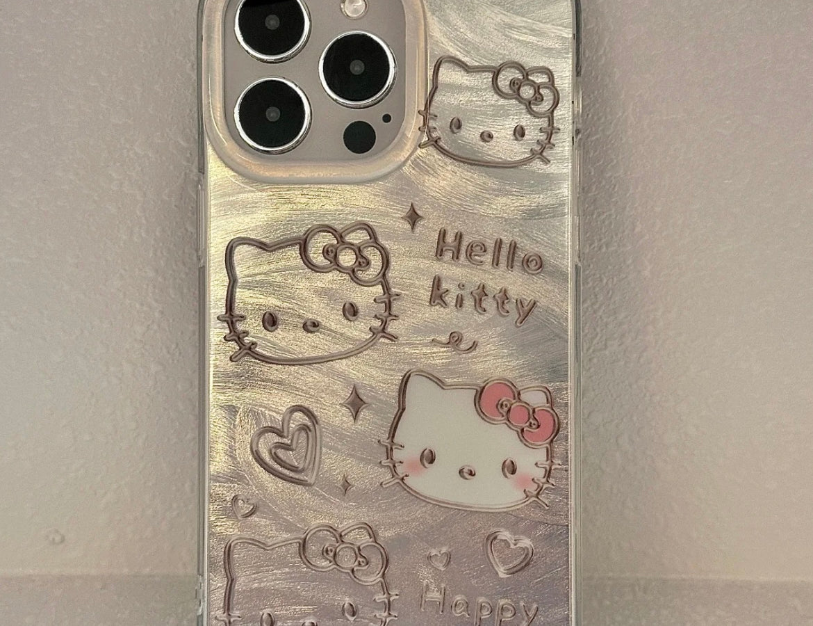 Kitty Bling Headphone Start Phone cases NH128