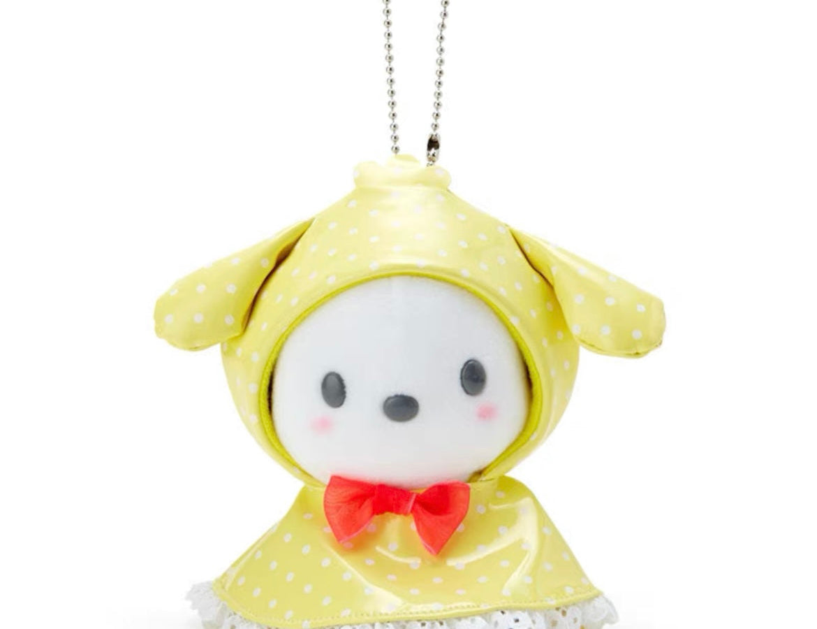 Kitty Kuromi Melody 4" Rainwear Plush Keychain