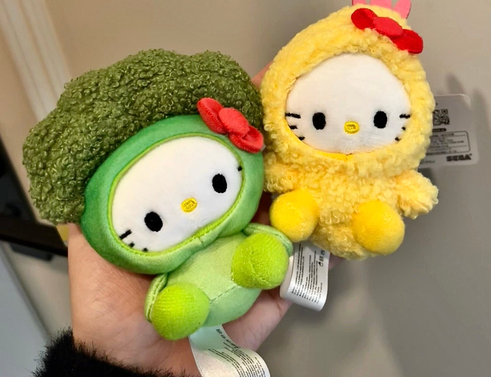 Kitty Broccoli and Fried Shrimp Plush 5”