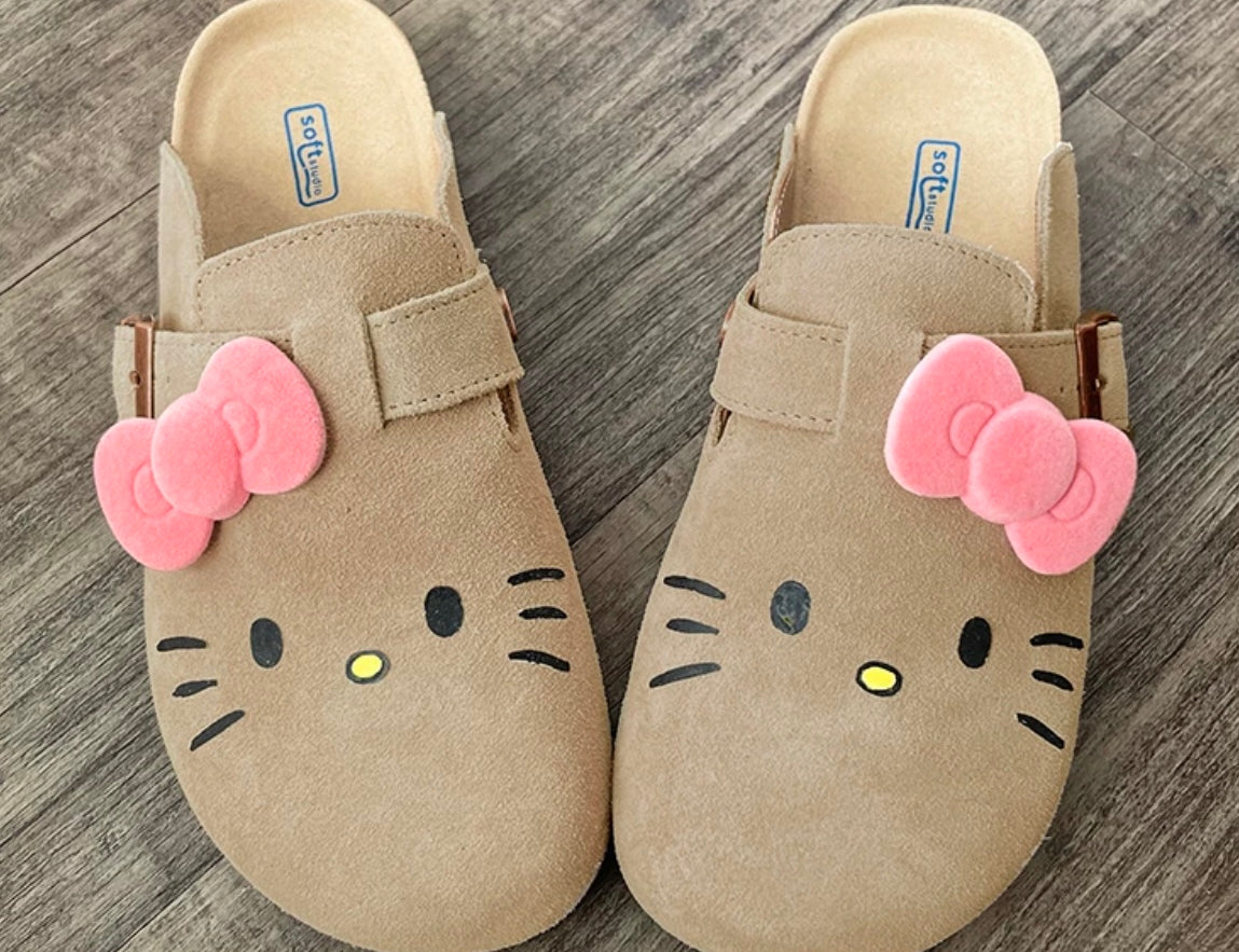 Kitty Auede Clogs Leather Sandals