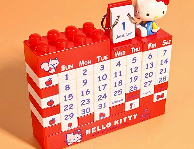 Kitty Block Calendar