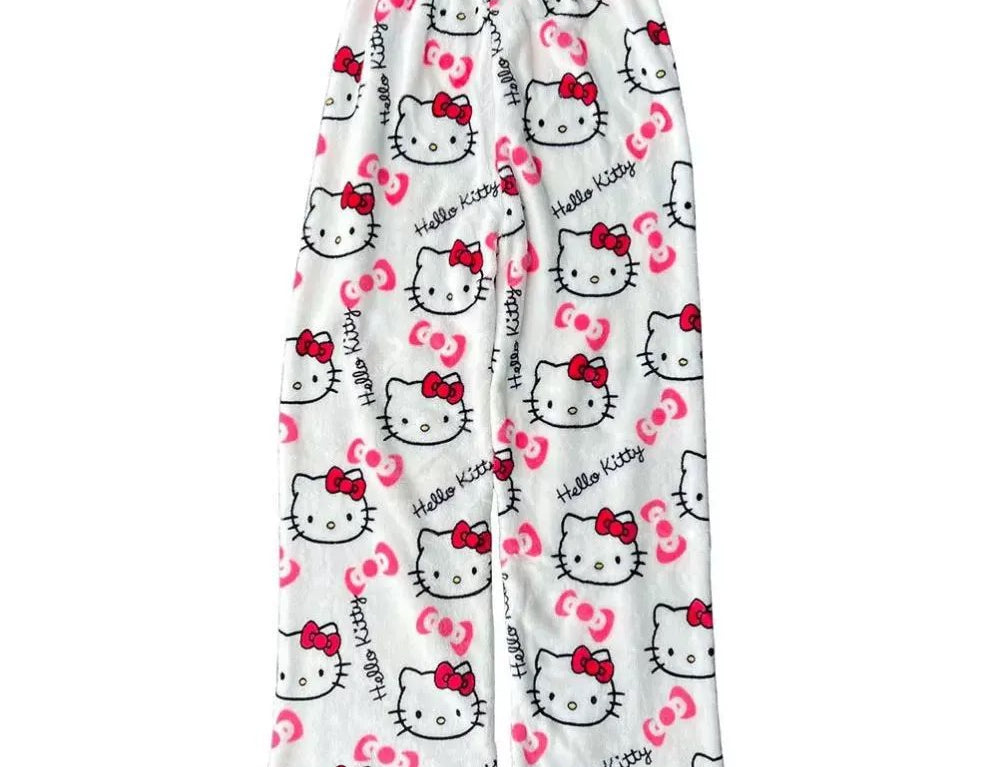 Kitty Fuzzy Pajama Pants