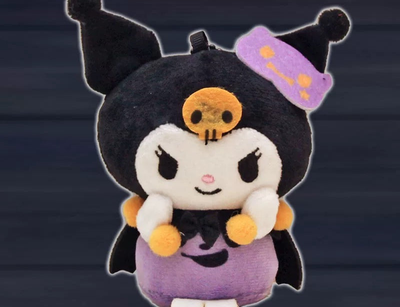 Sanrio Halloween Pumpkin Plushie Keychain