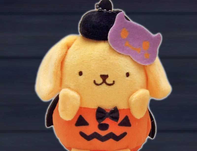 Sanrio Halloween Pumpkin Plushie Keychain