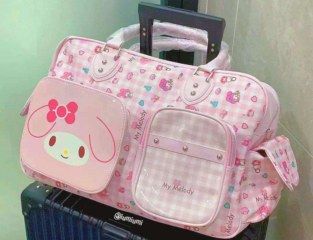 Kitty Sanrio Large Travel Bag