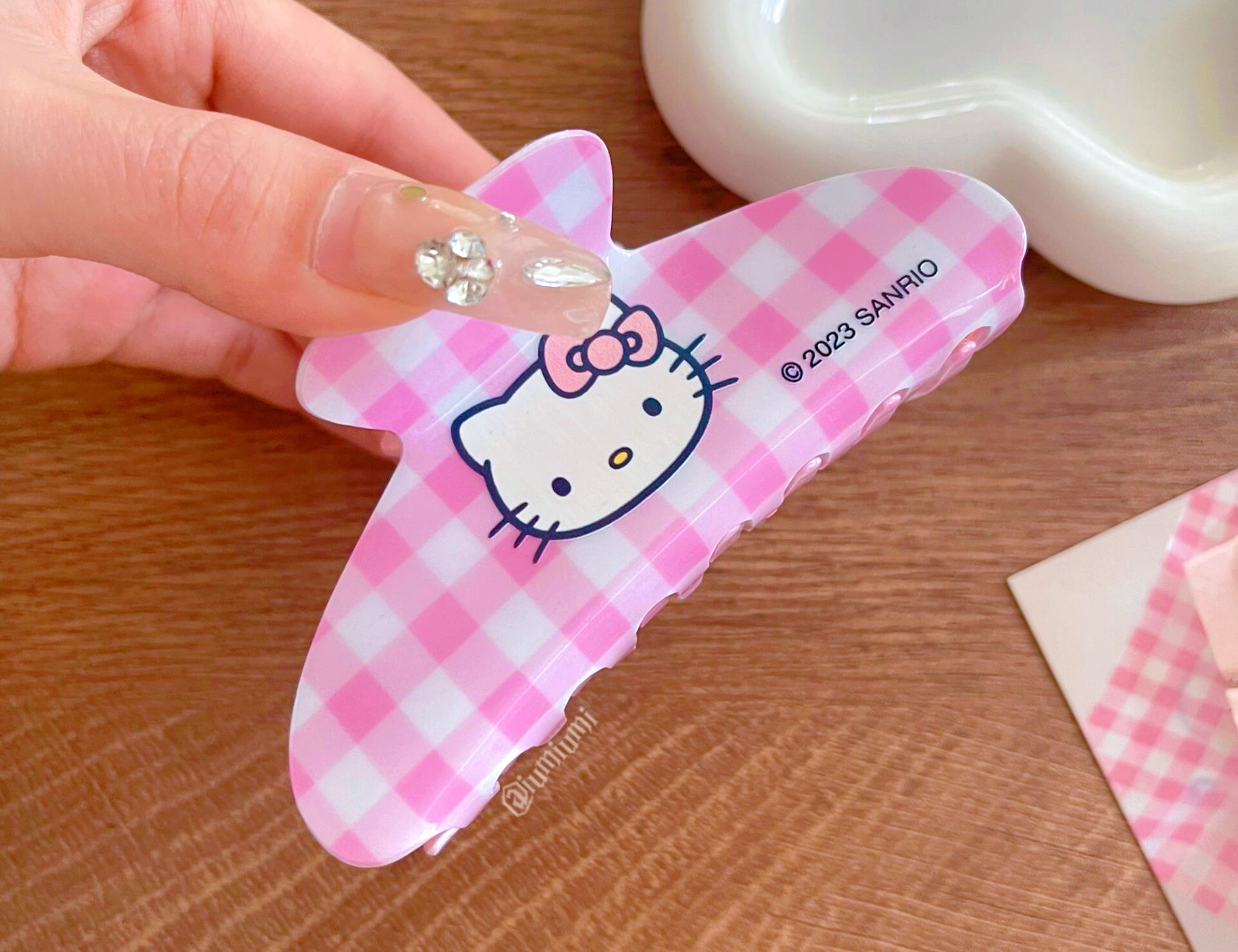 Kitty Pink Hairpin