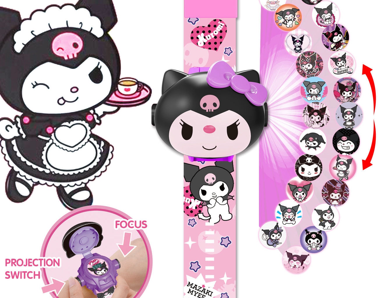 Sanrio Kitty Projection Watch