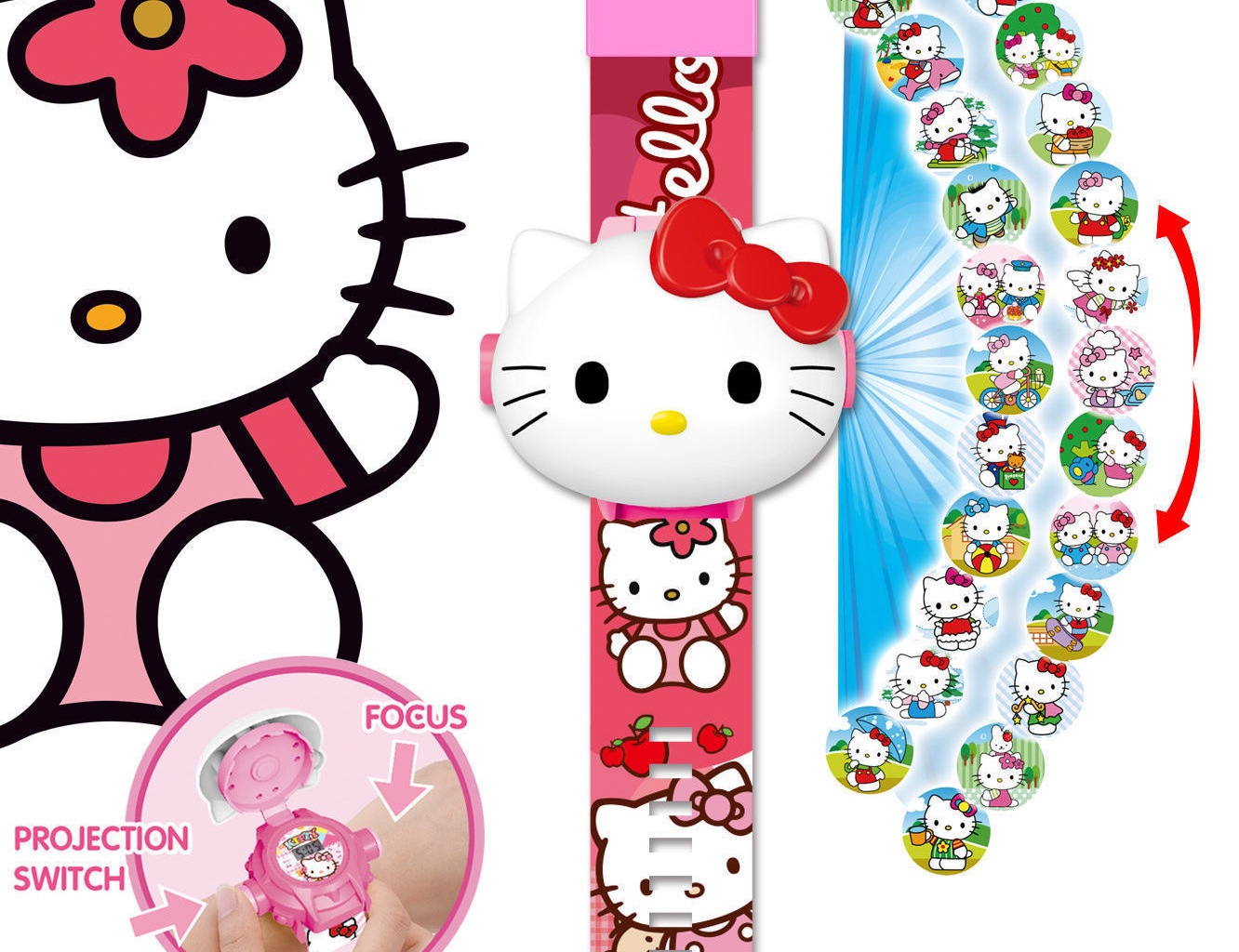 Sanrio Kitty Projection Watch