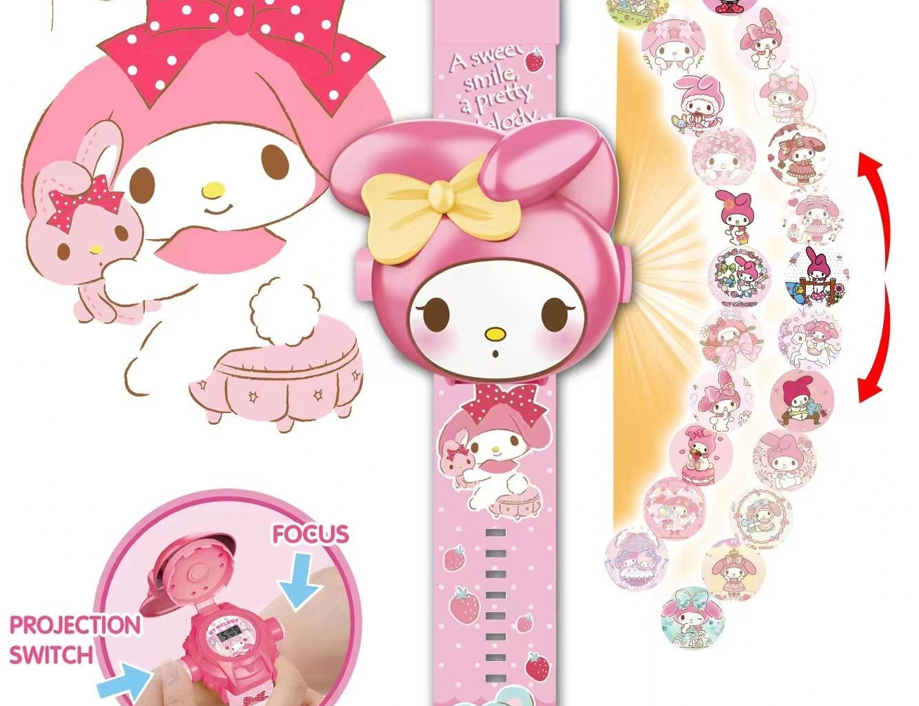 Sanrio Kitty Projection Watch