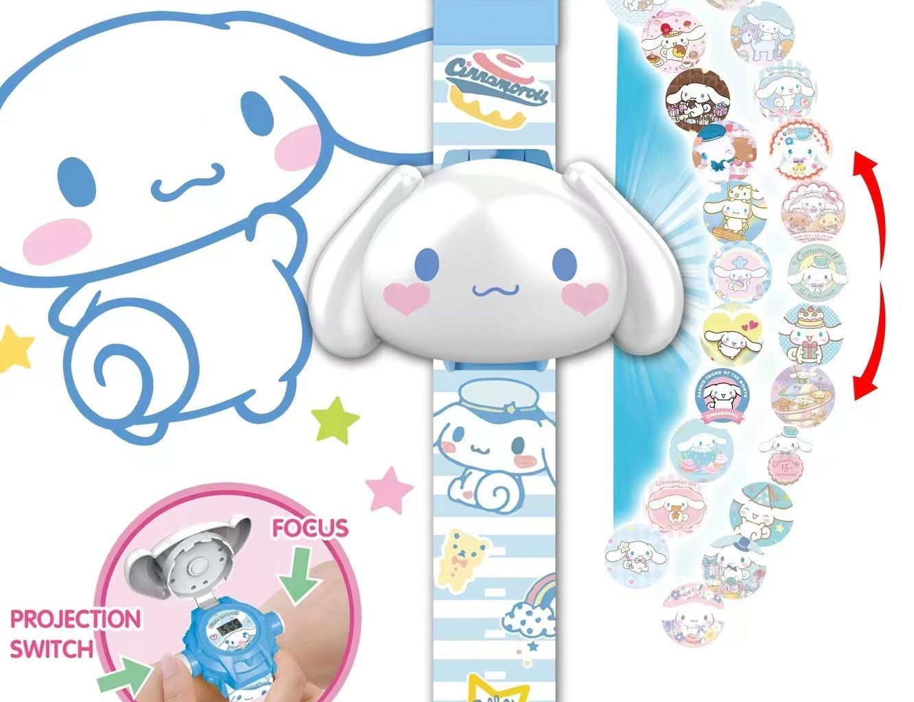 Sanrio Kitty Projection Watch