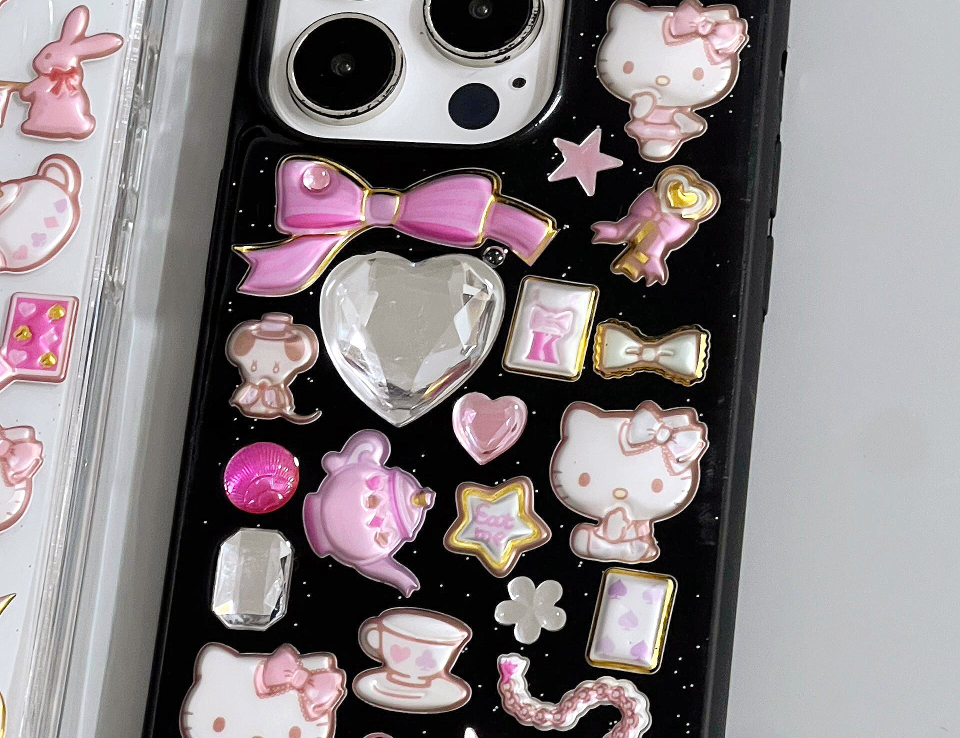 Kitty Epoxy Stickers Phonecase NH102