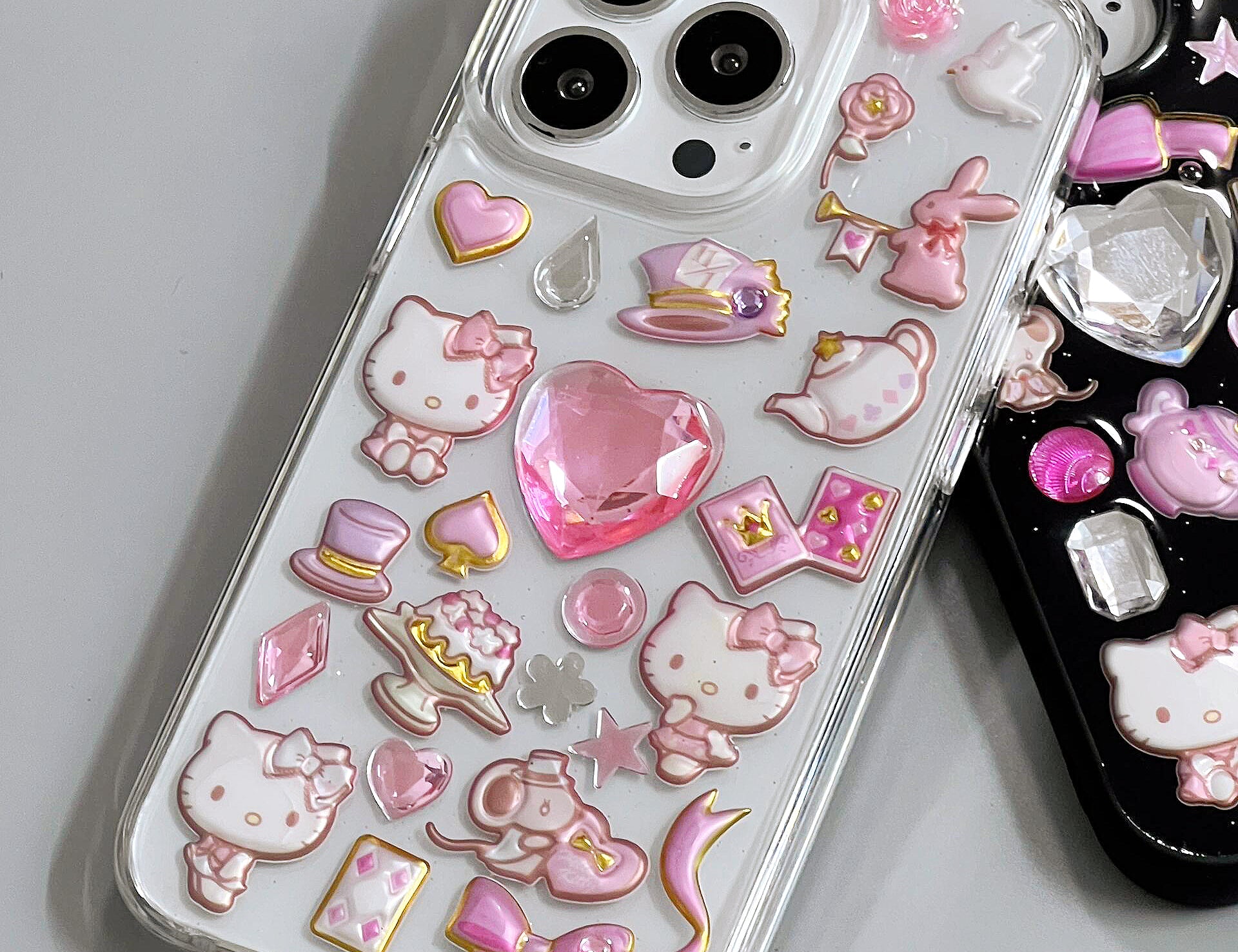 Kitty Epoxy Stickers Phonecase NH102