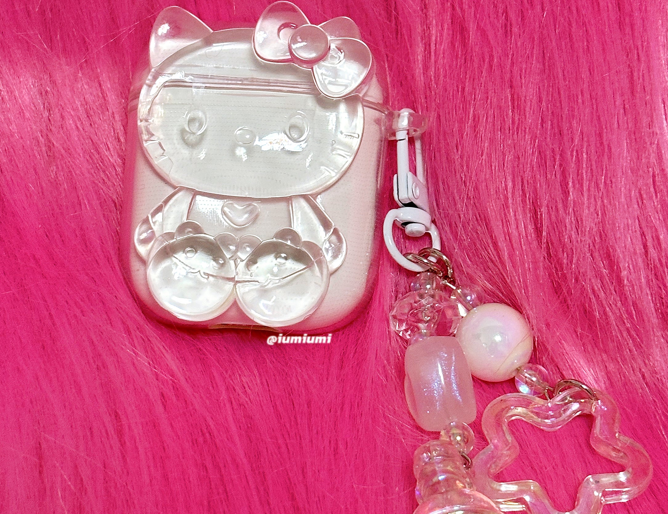 Kitty Transparent 3D Airpods Case