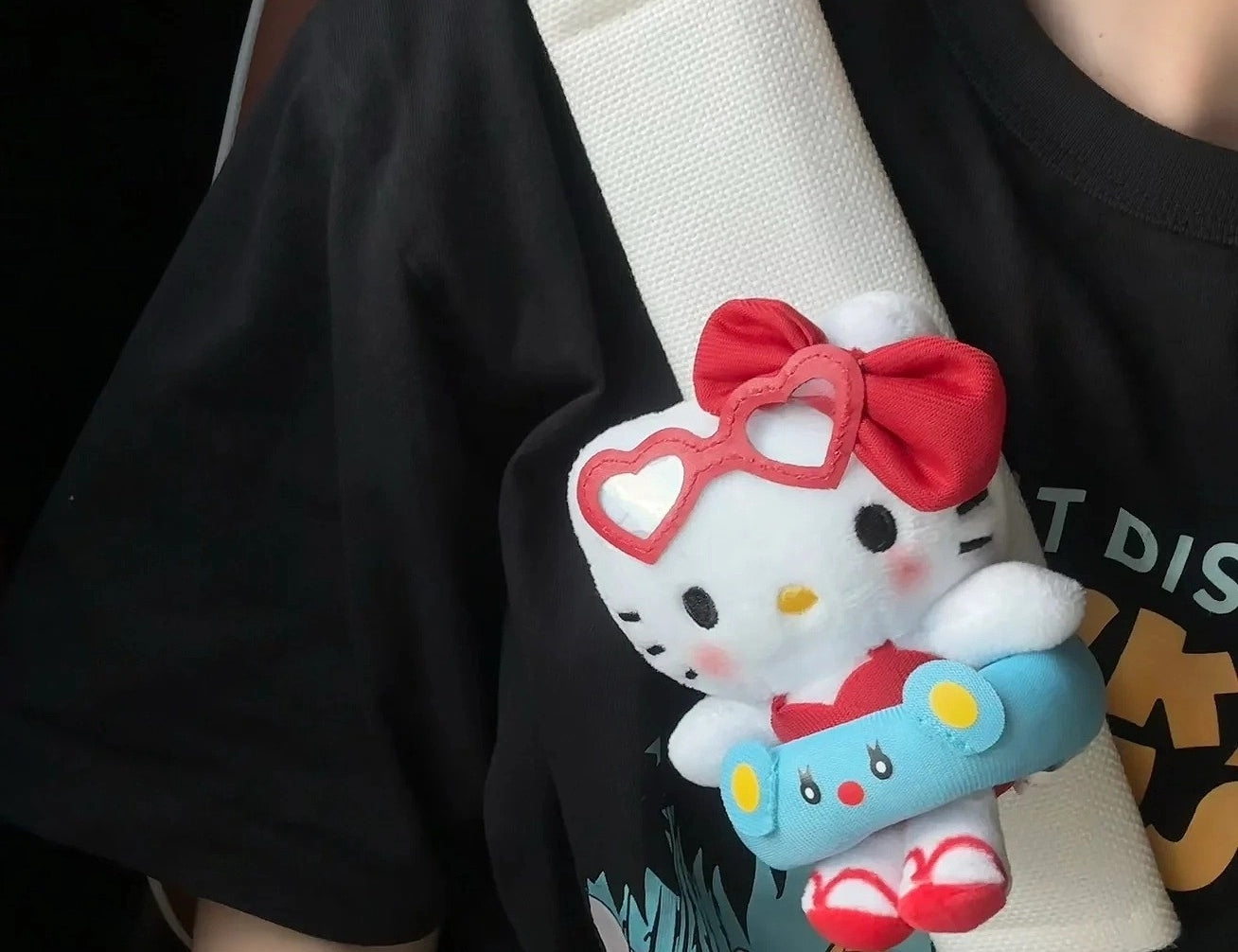 Kitty Car Seat Belt Decoration