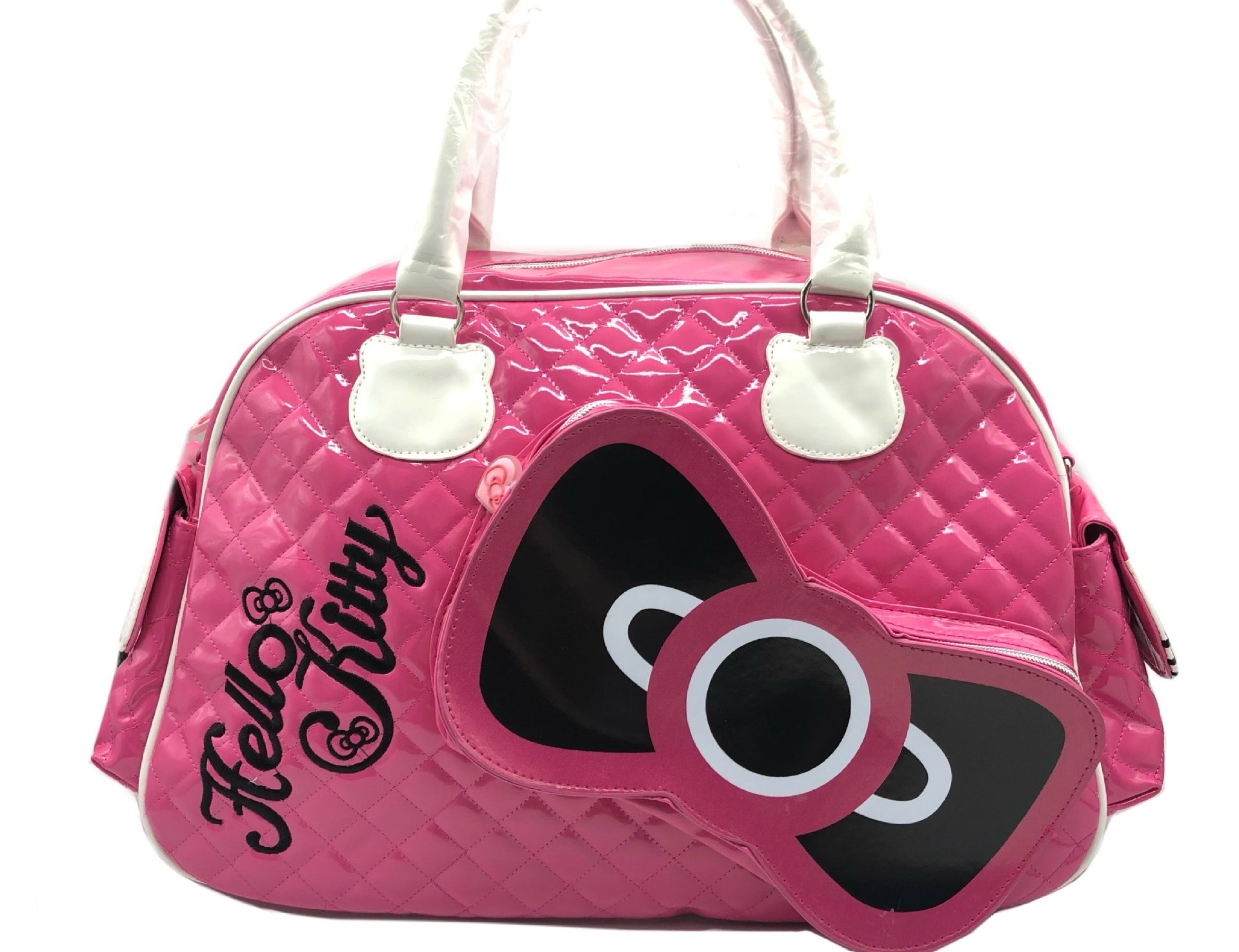 Kitty Pink Bow Large Travel Bag